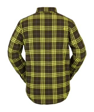 21/22 Volcom Mens Sherpa Flannel Jacket Black Green