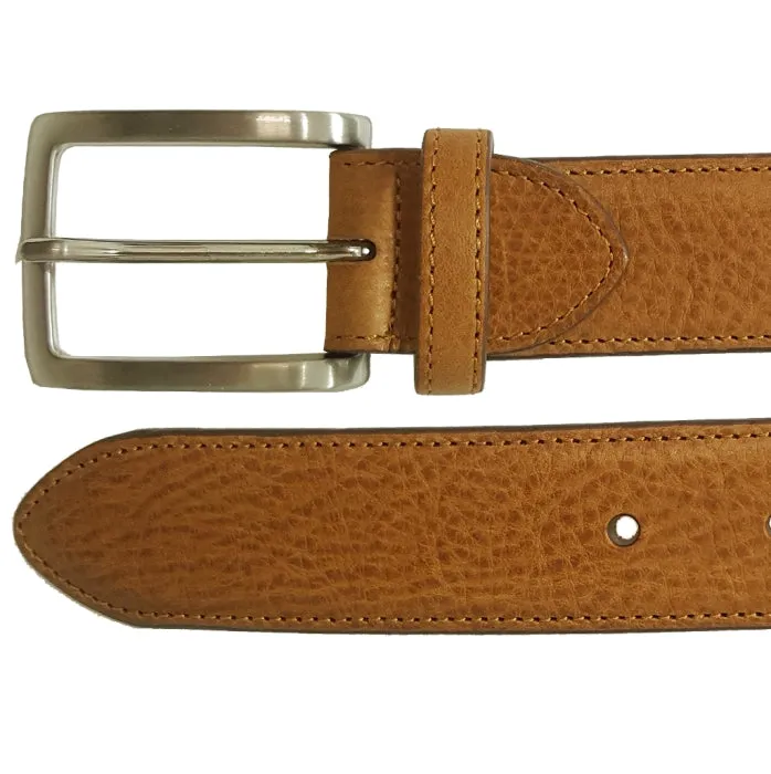 34 mm Antique Cowhide Belt Ochre