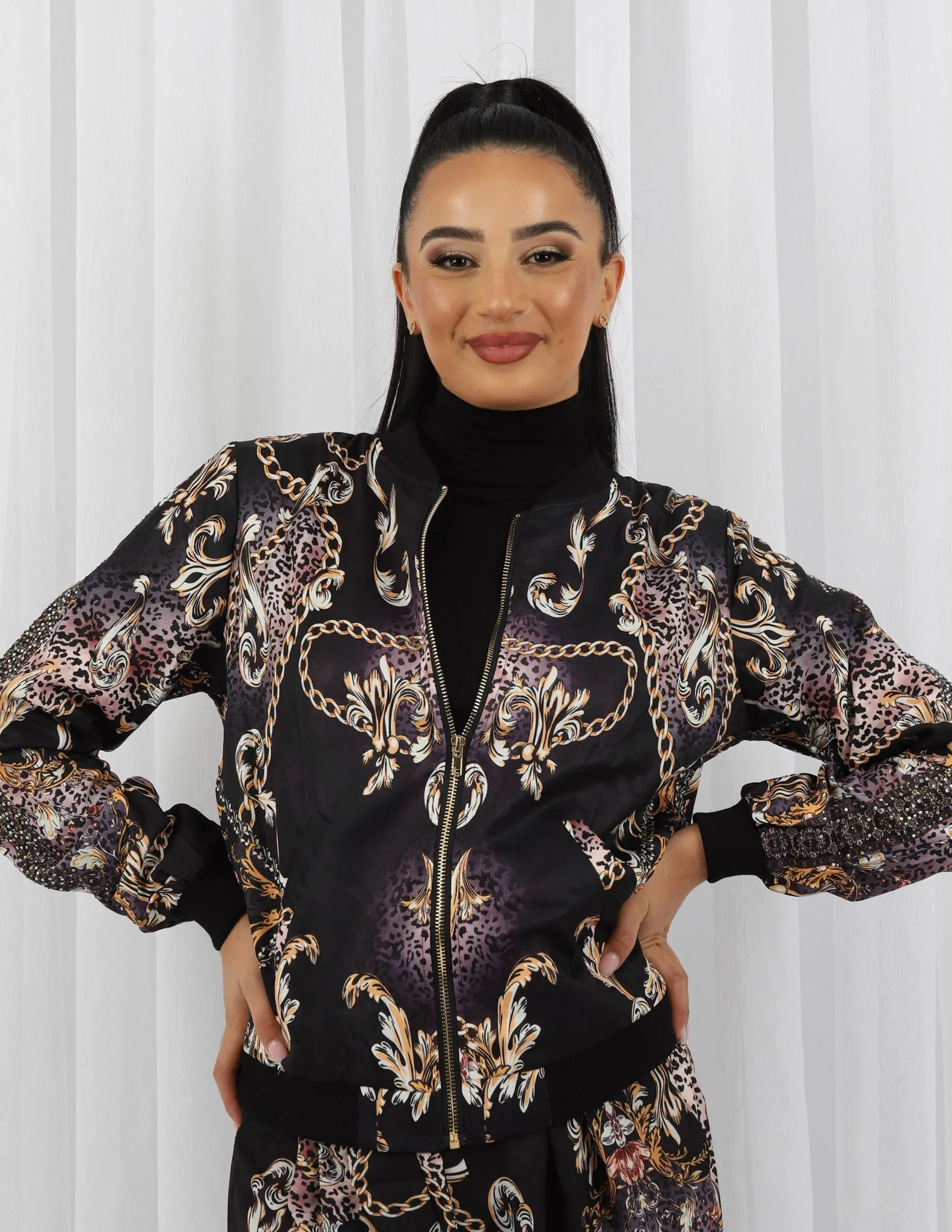 Alma Beaded Puffy Jacket