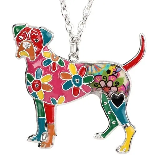 Artistic Boxer Necklace / Keychain