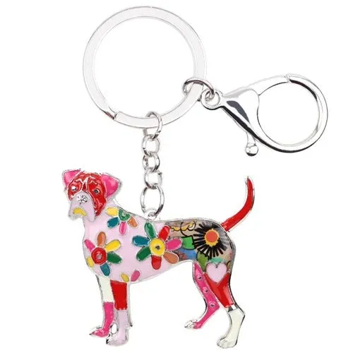 Artistic Boxer Necklace / Keychain