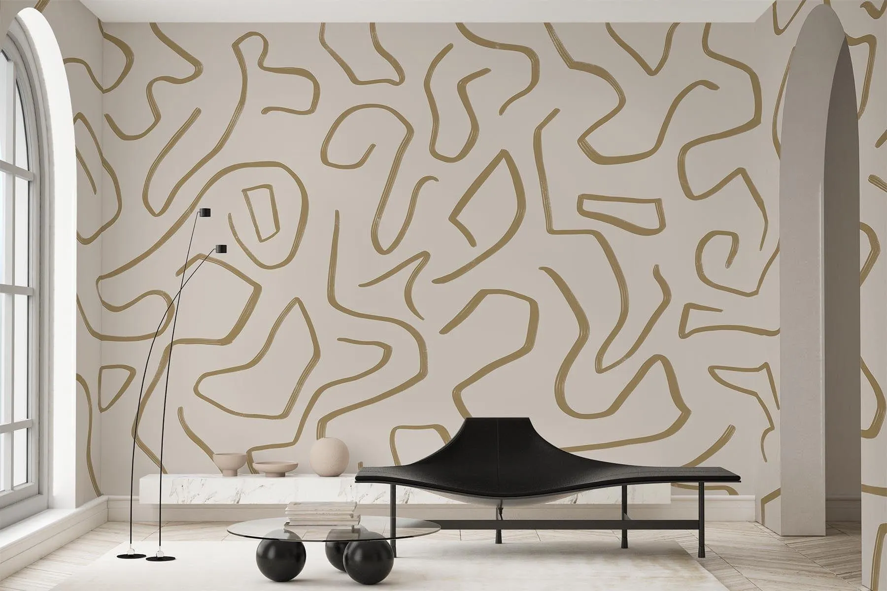 Artistic Lines Ochre