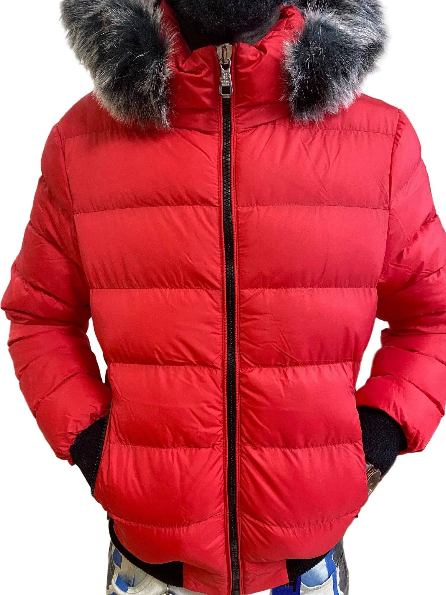 Avenue Paris - Men's Puffer Jacket - Red