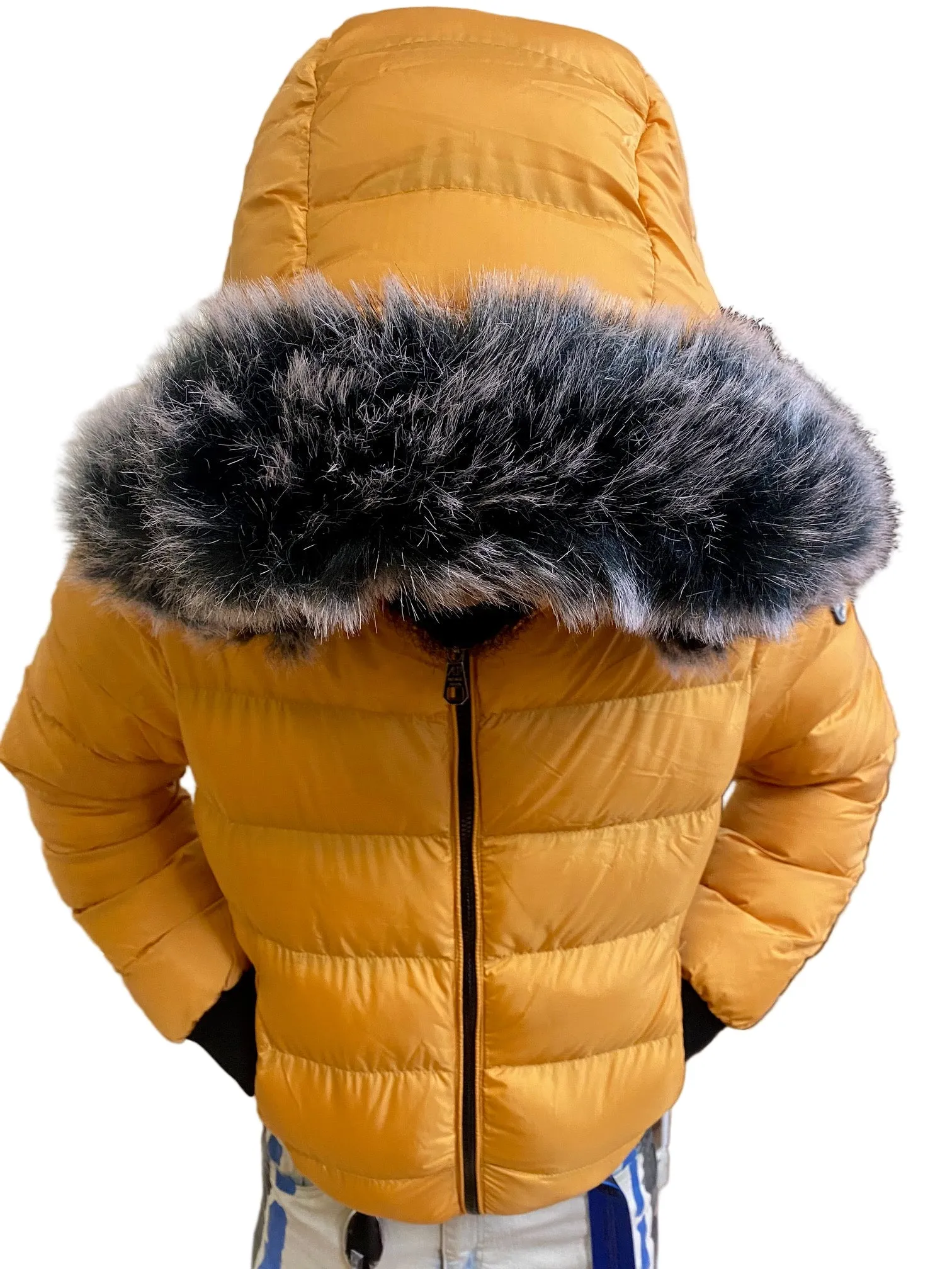 Avenue Paris - Men's Puffer Jacket - Yellow