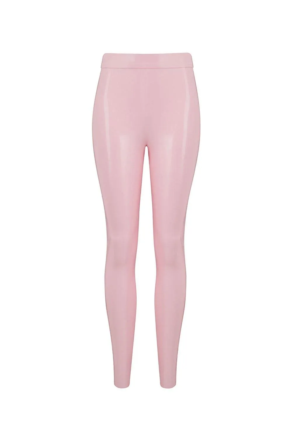 Baby Pink Latex Leggings