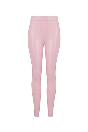 Baby Pink Latex Leggings
