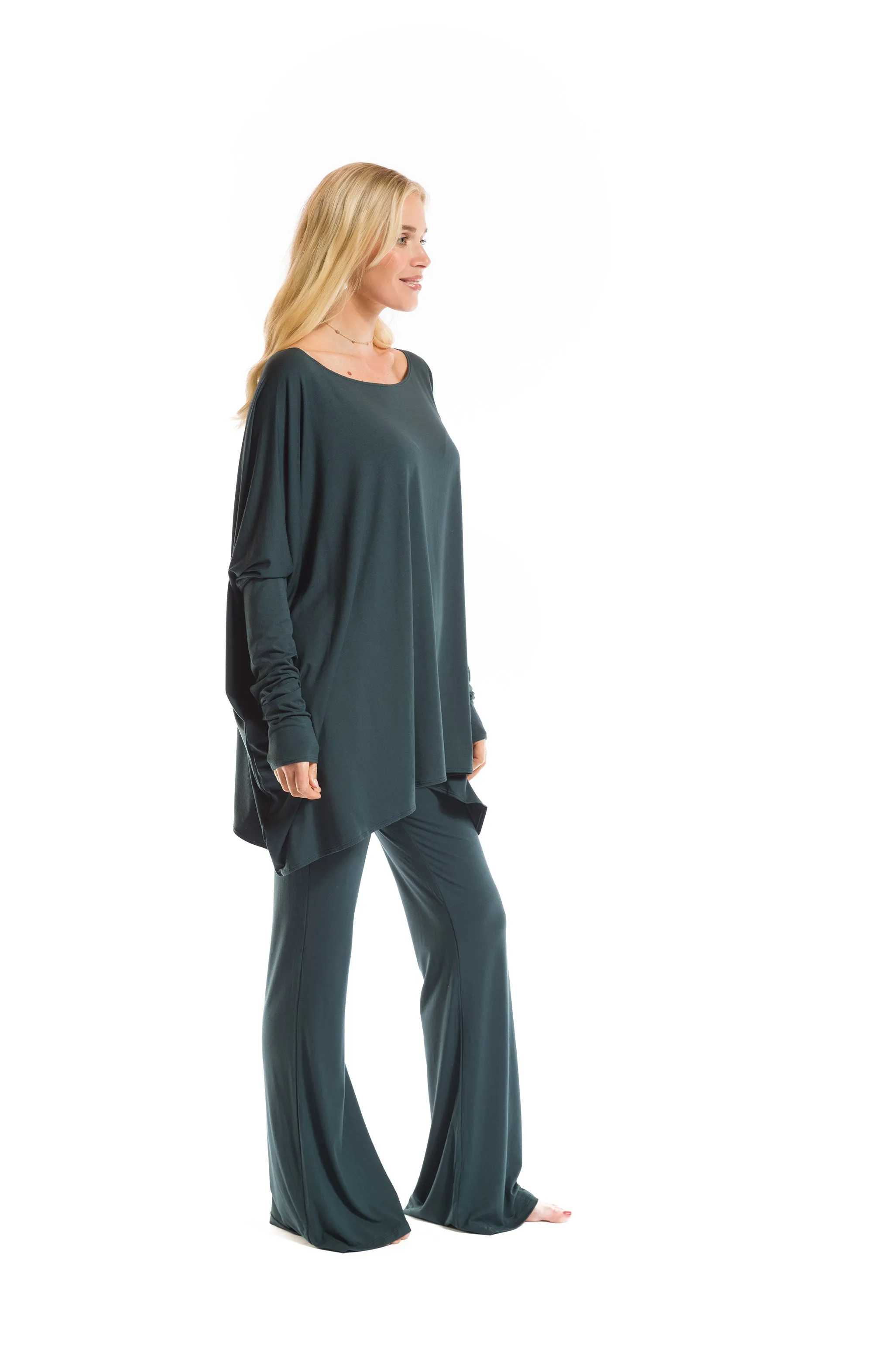 BAGGY BOX TOP OCEAN GREEN