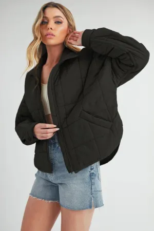 Bebe Puffer Jacket | Black