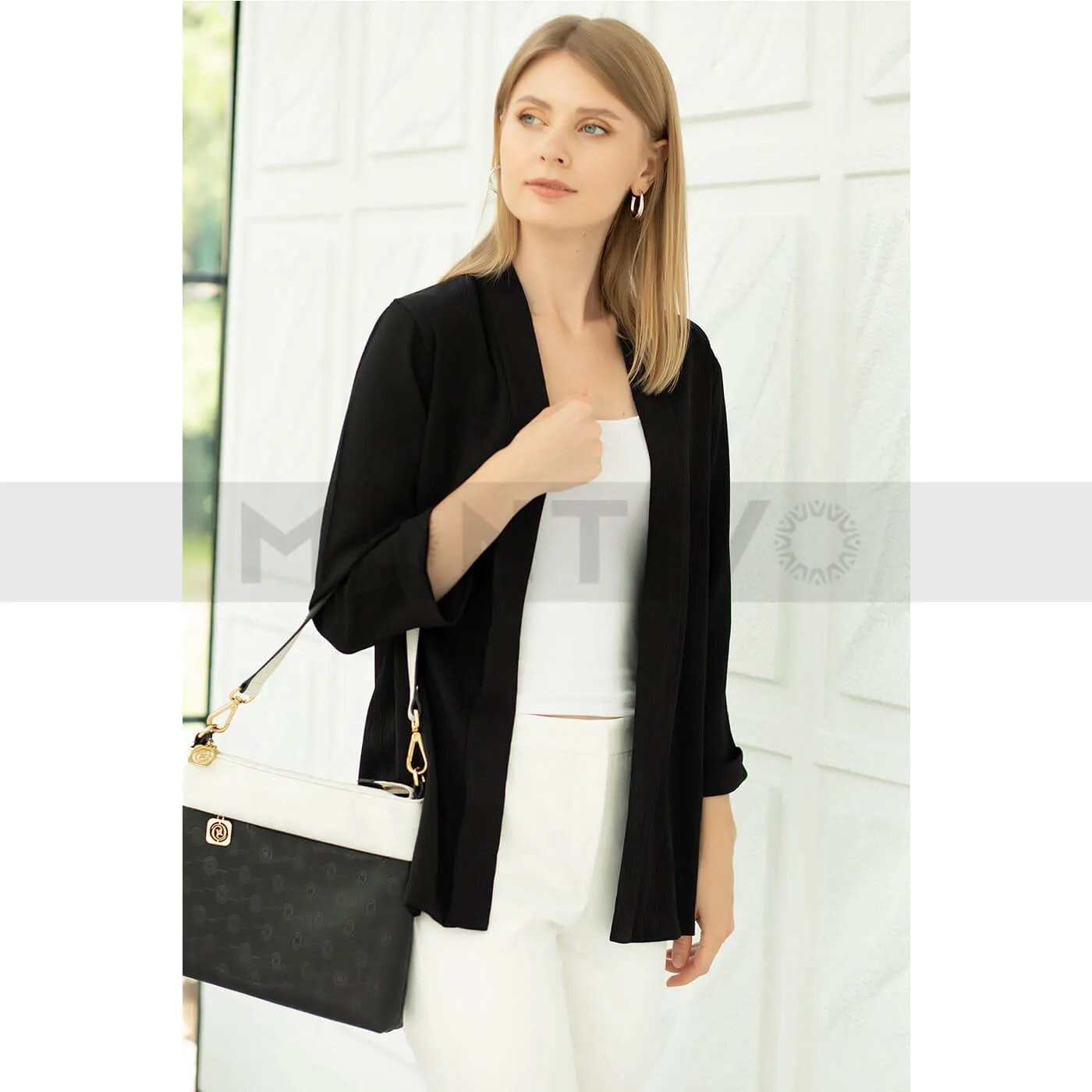 Black Shawl Collar Jacket