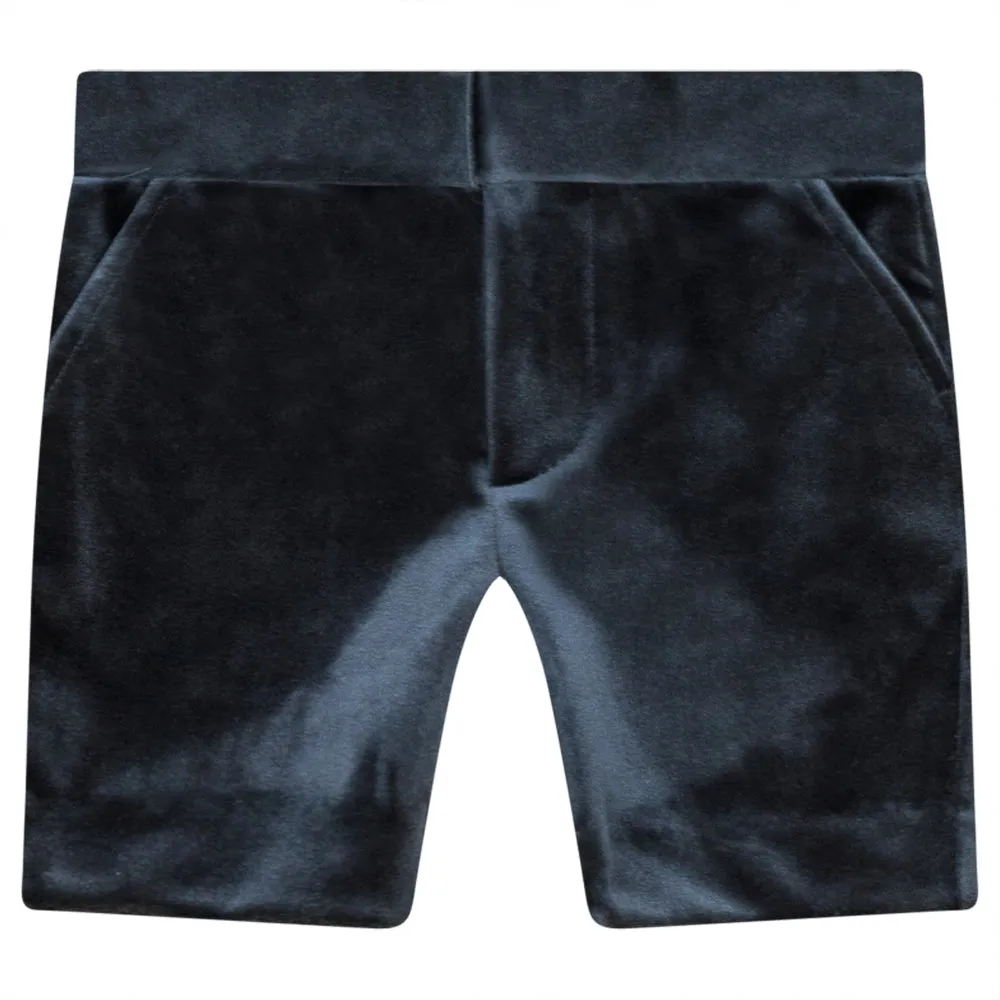 BLUMINT 2PC MILAN VELVET BLAZER W/MIL BERMUDAS