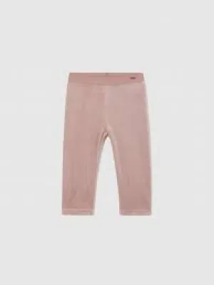 Blush Velvet Leggings