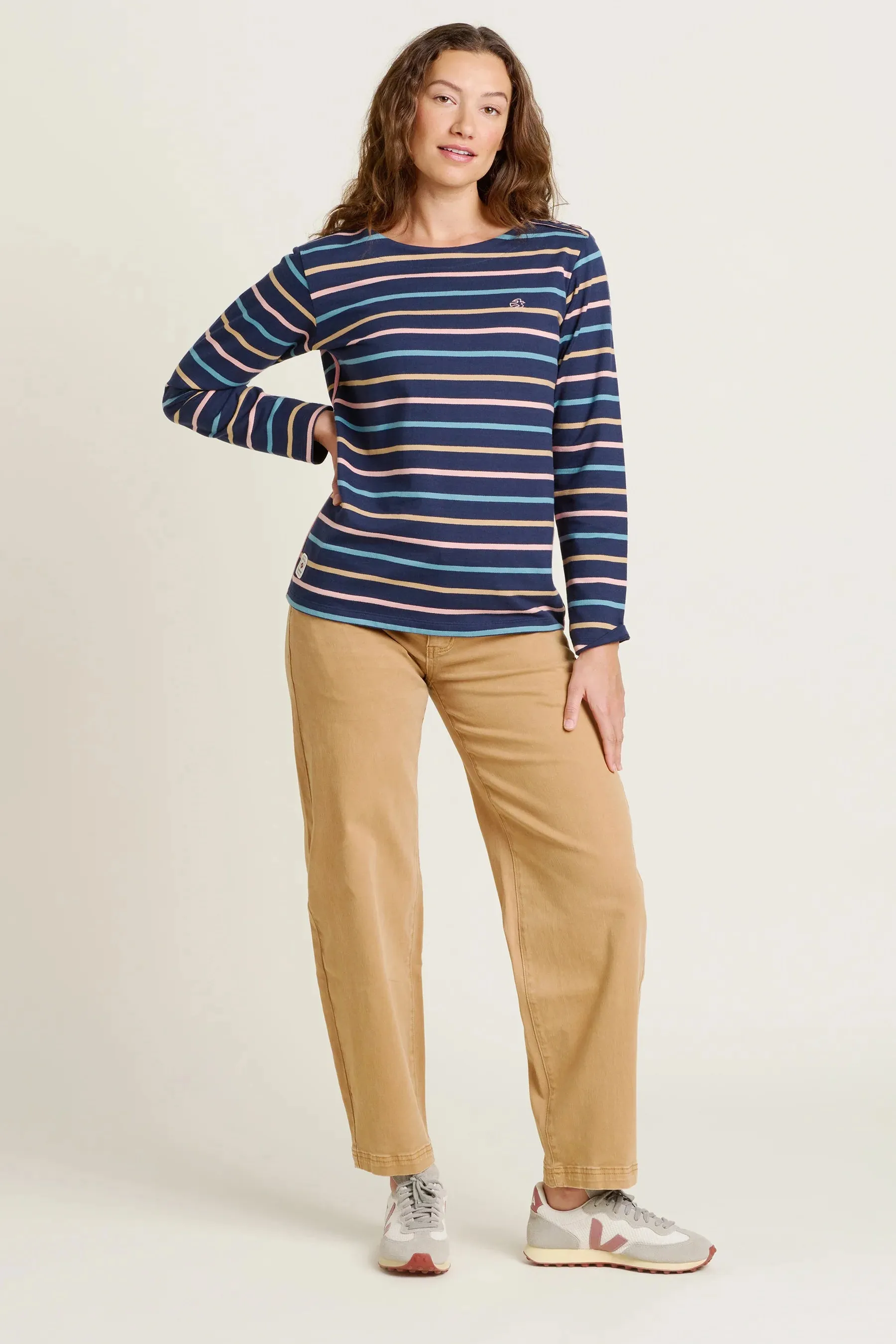 Brakeburn 20 Navy Bella Crew Neck T-Shirt