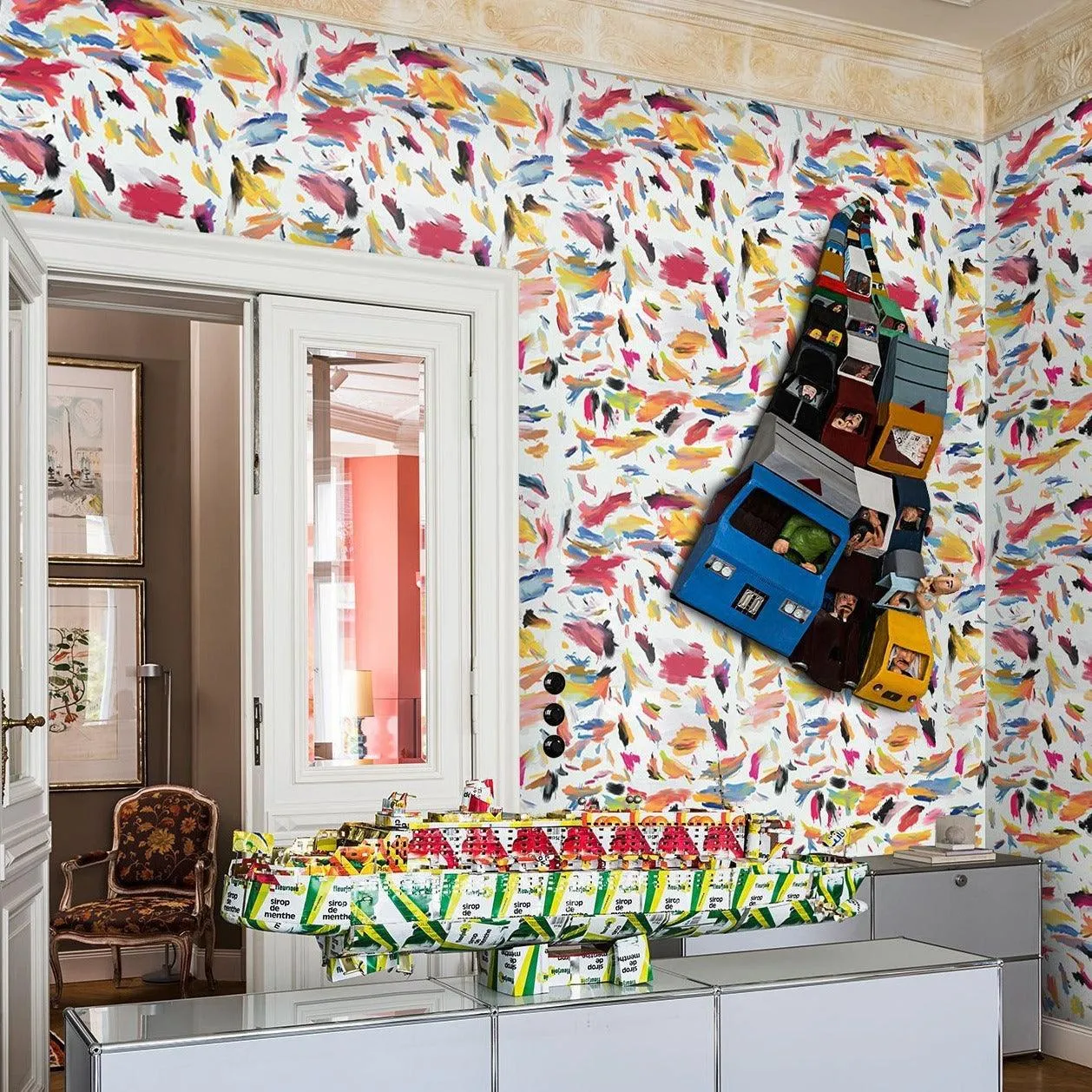Brushstroke Print wallpaper