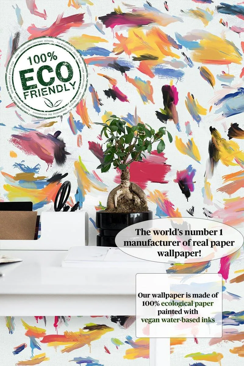 Brushstroke Print wallpaper