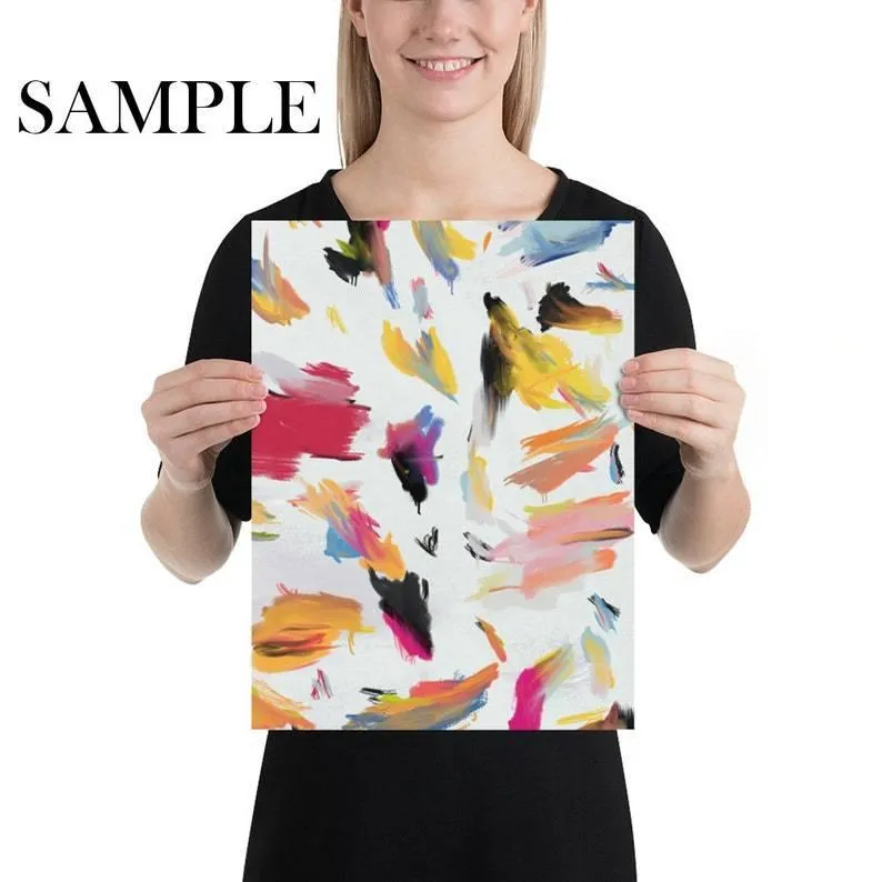 Brushstroke Print wallpaper