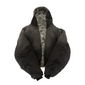 Camouflage Reversible Puffer Jacket