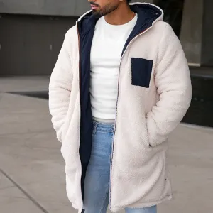 Claus  | Fleece Lined Hooded Jacket with Contrast Pocket