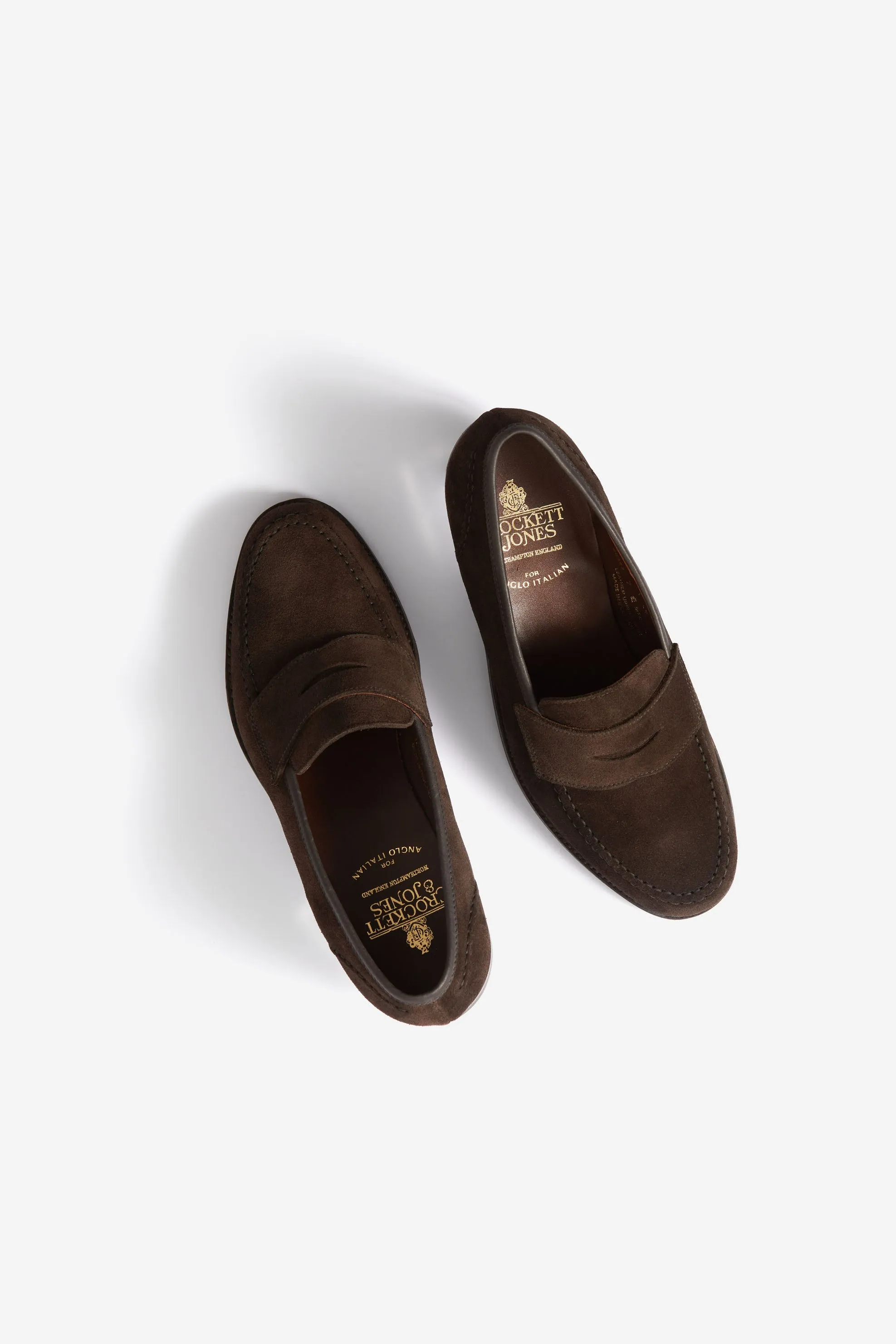 Crockett & Jones Unley Loafer Brown Suede City Sole