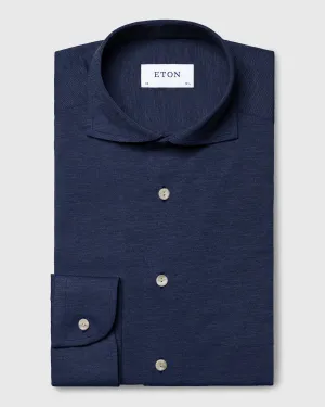 ETON 10000351326 DENIM SLIM SC JERSY SHIRT
