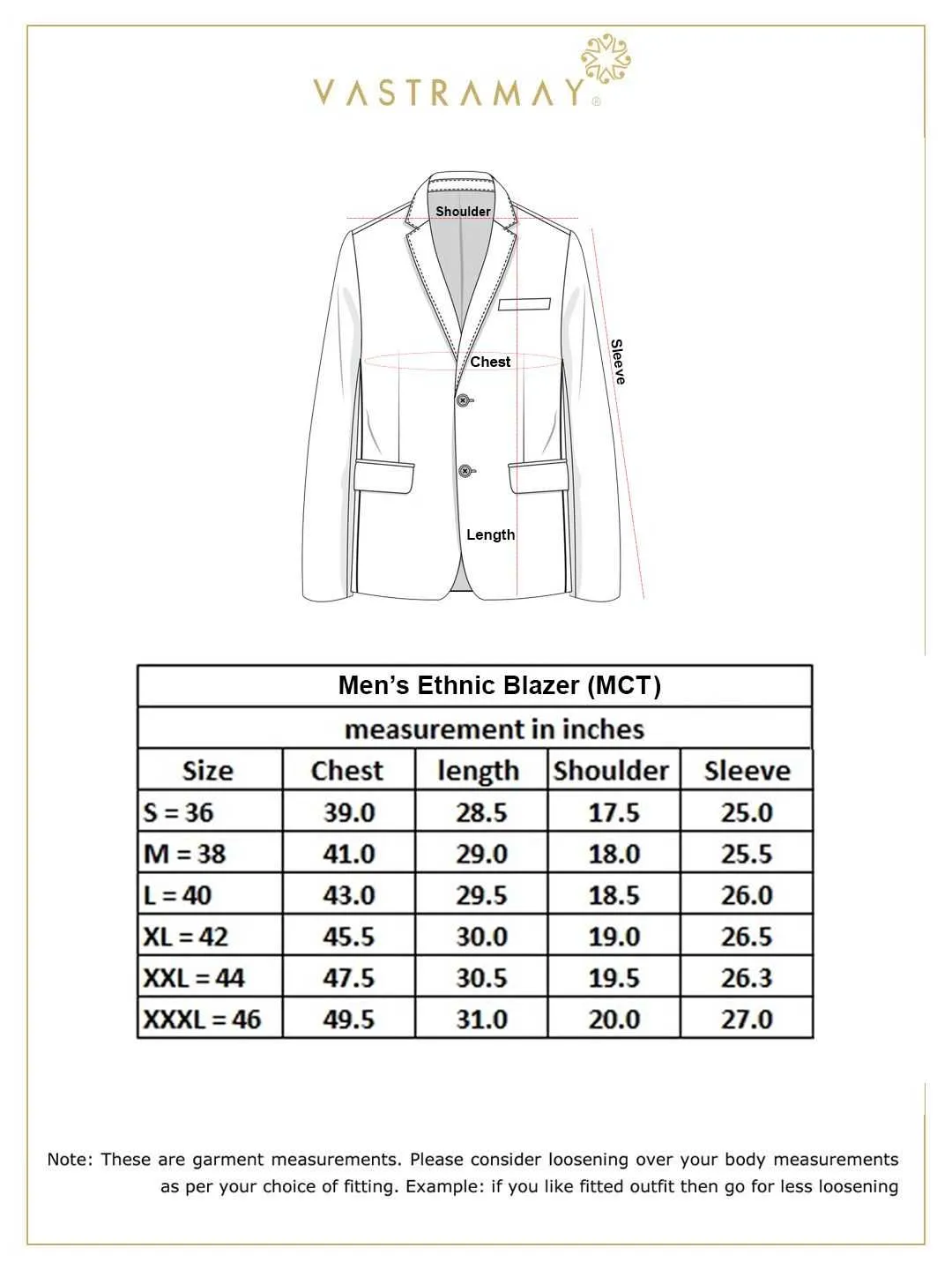 Jashvi Men's Blue Velvet Schiflli Blazer