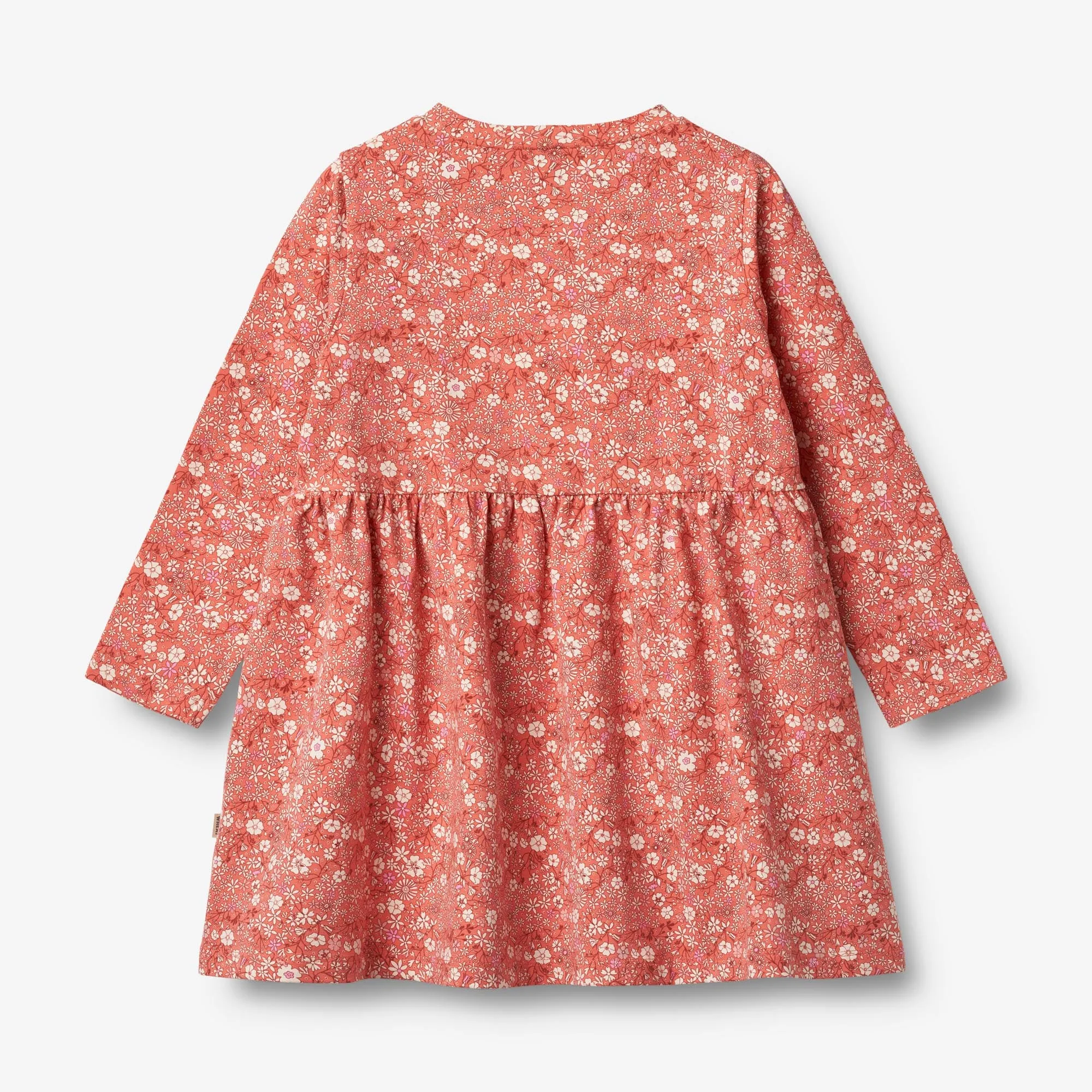 Jersey Dress L/S Sessa - coral flowers