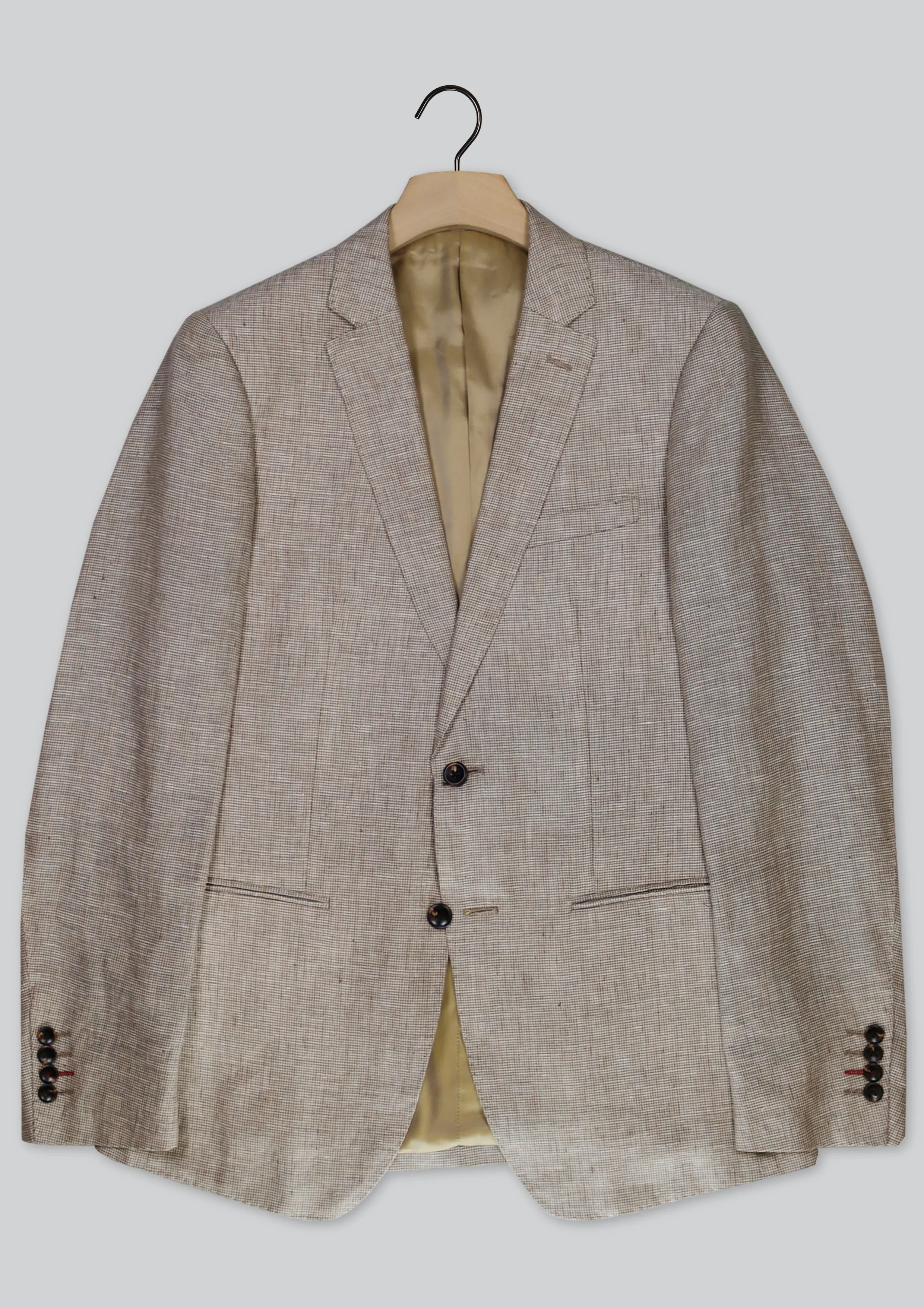 Johnson Linen Houndstooth Blazer: Orion