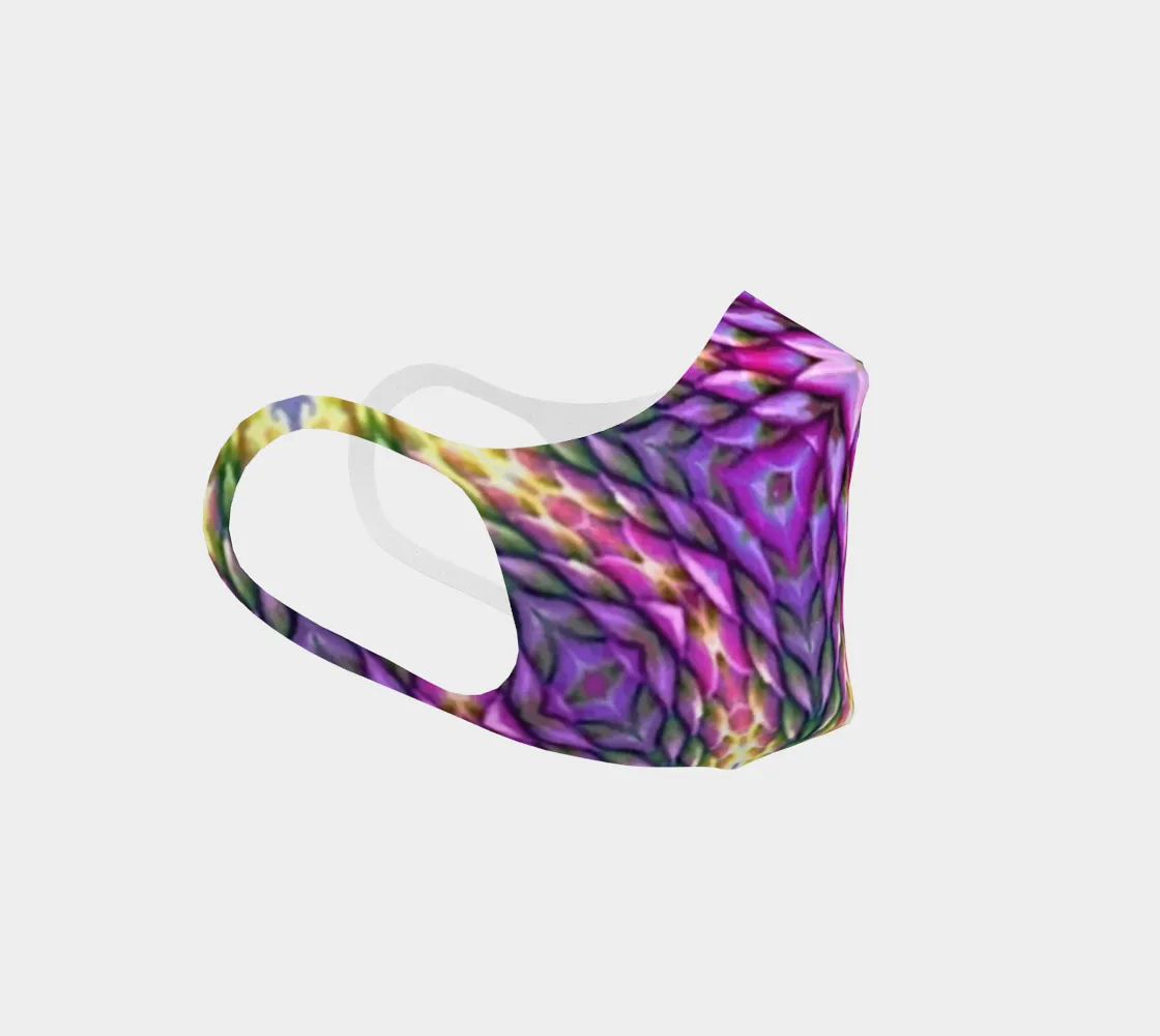 Lavender Burst 3 Poly Knit Mask