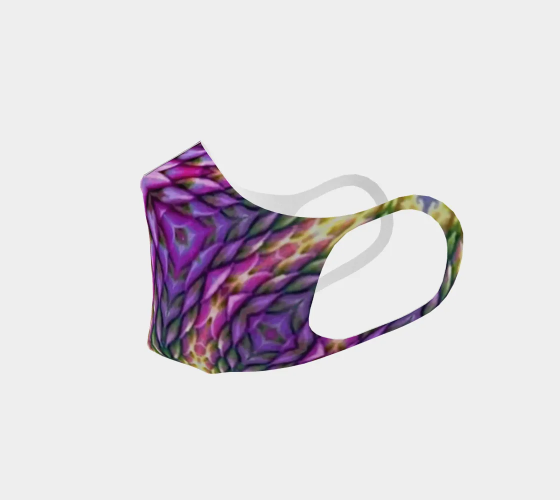 Lavender Burst 3 Poly Knit Mask