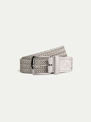 Light Grey Waxed Cotton Belt