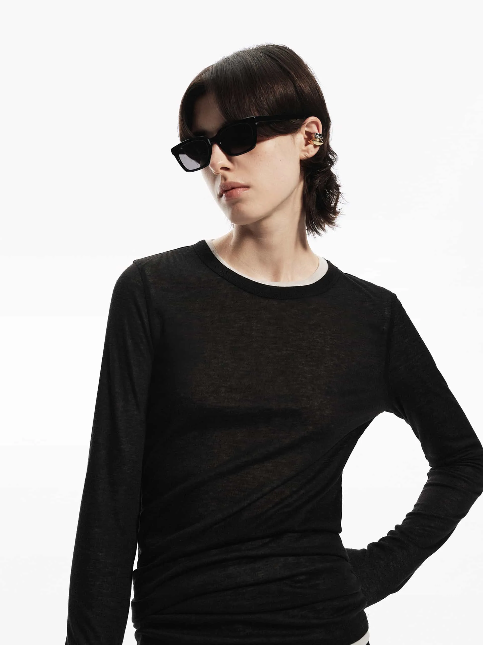 Lightweight Contrast Top