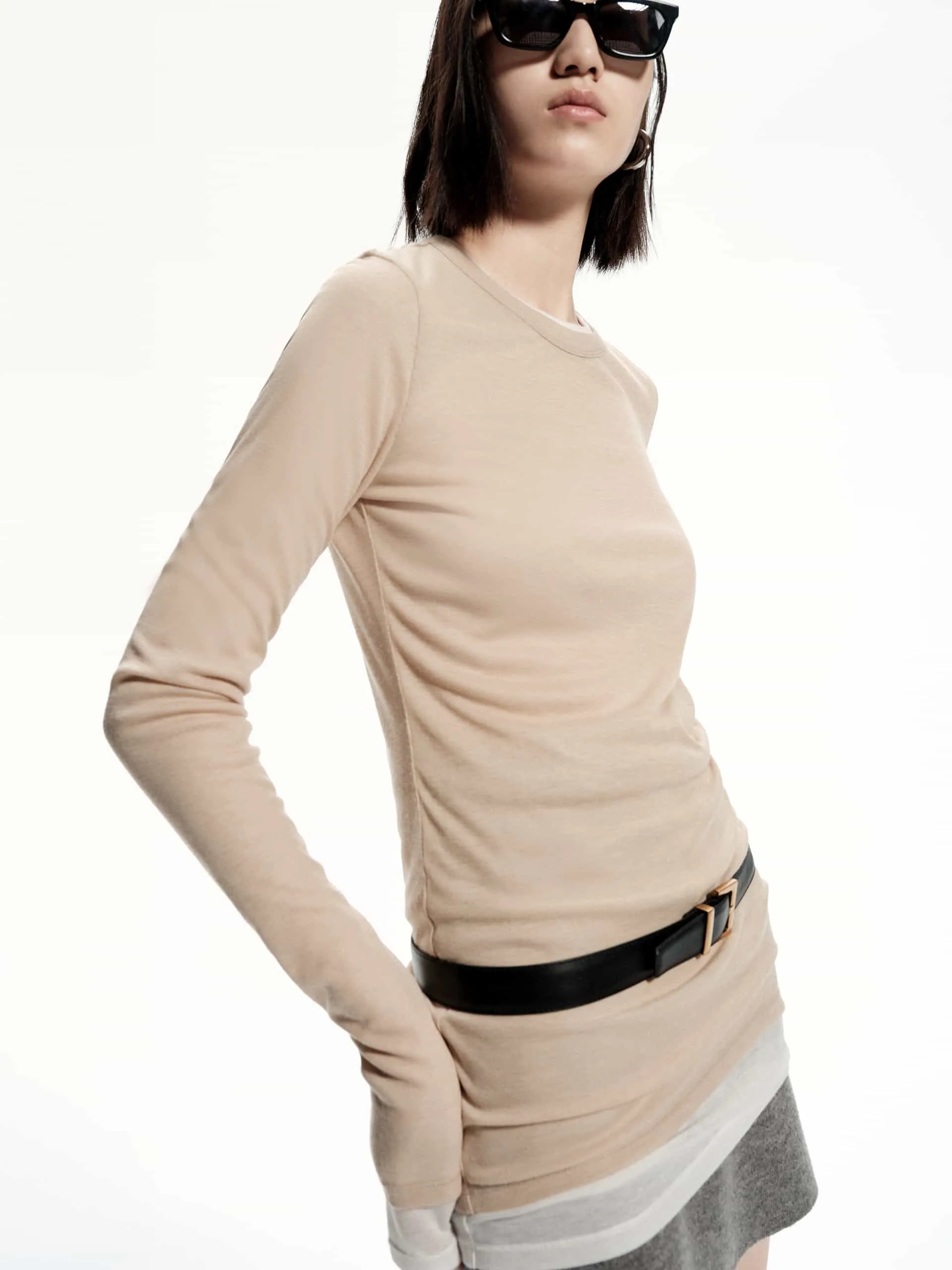 Lightweight Contrast Top