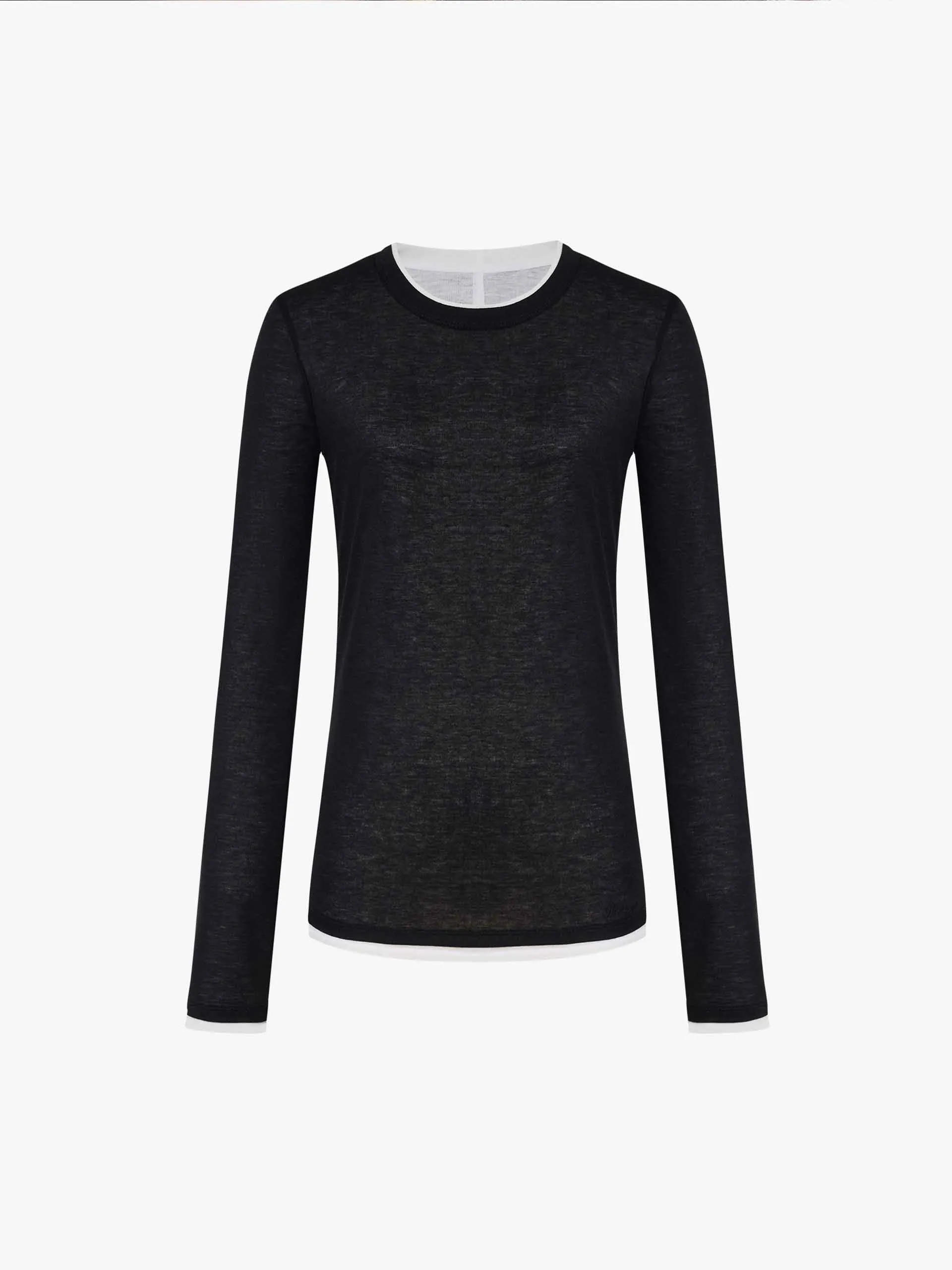 Lightweight Contrast Top