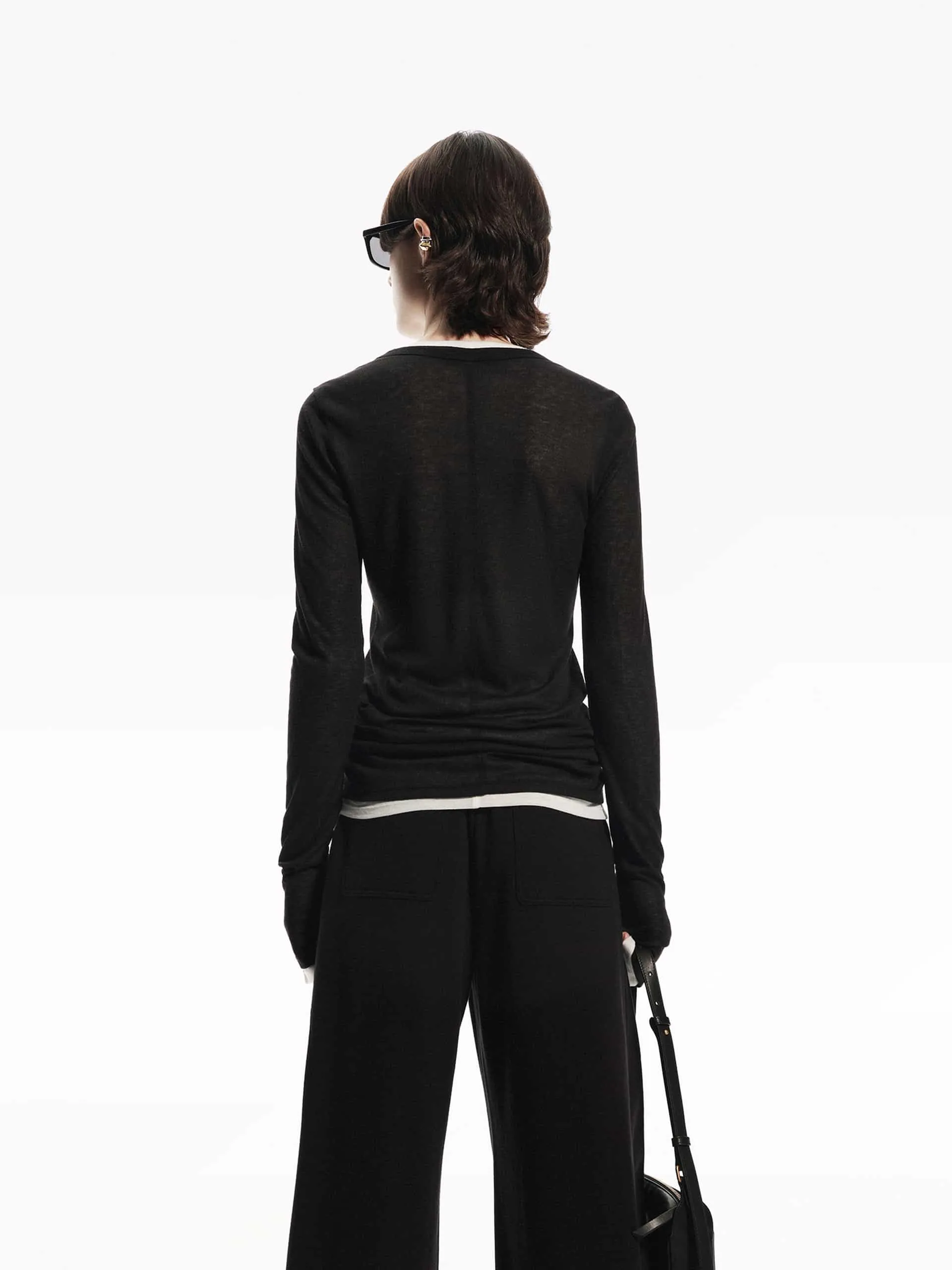 Lightweight Contrast Top