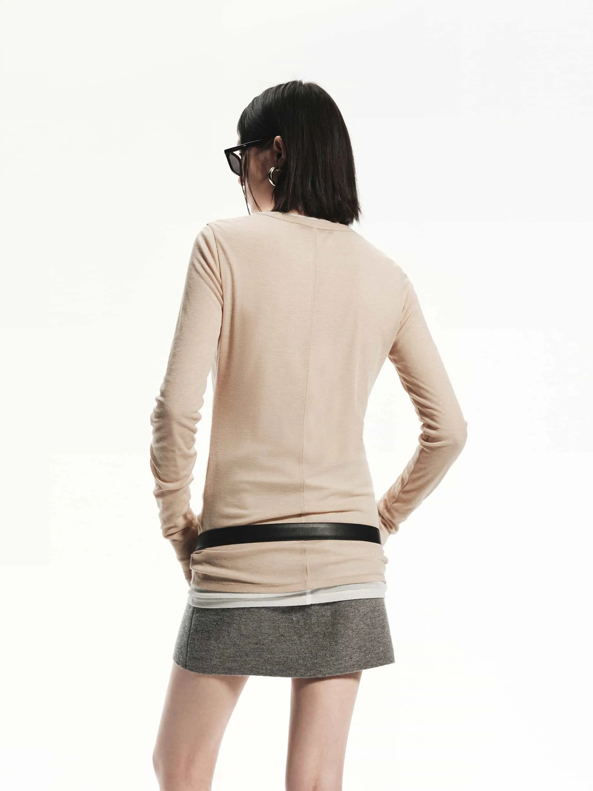Lightweight Contrast Top