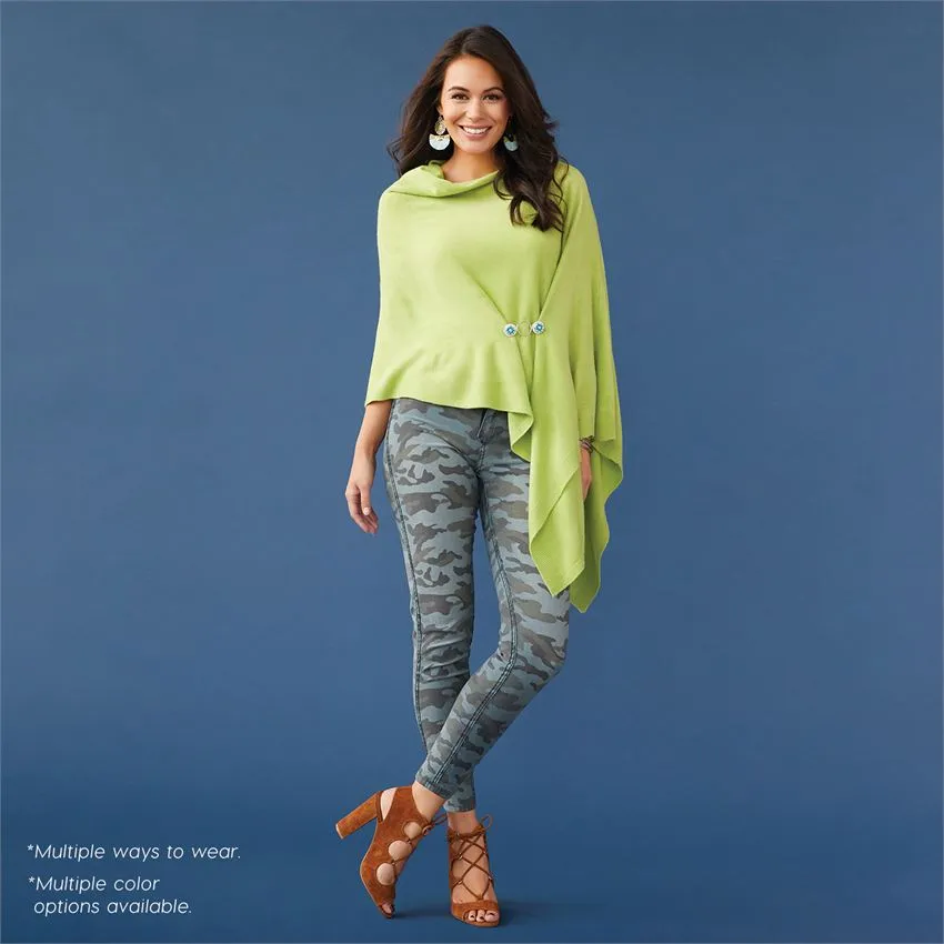 Lightweight Poncho - Red