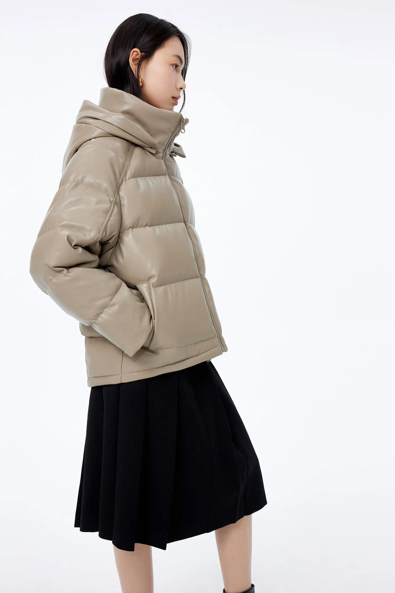 LILY Duck Down Hooded Coat