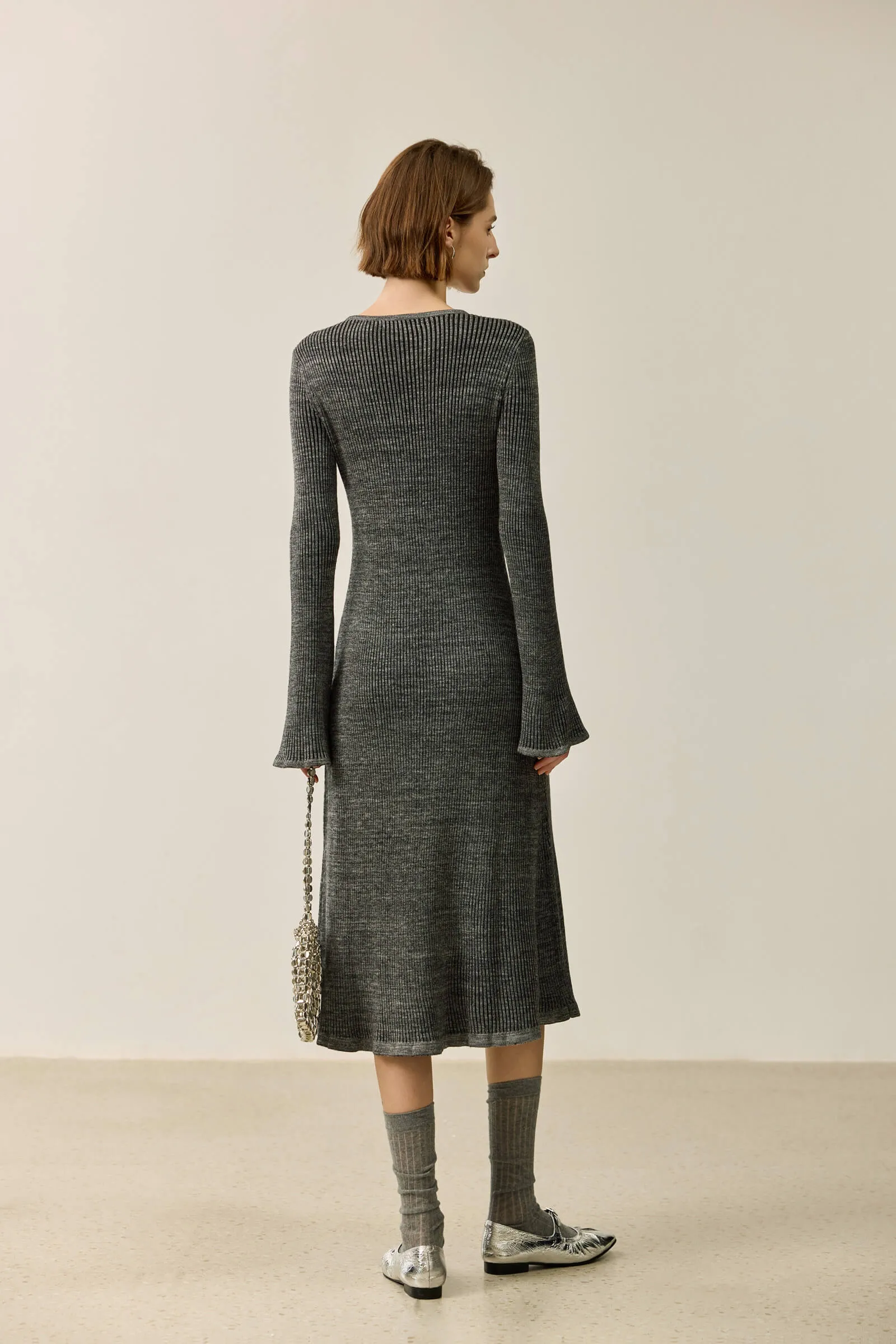 LILY Stylish Slim Fit Knit Dress