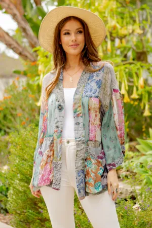 Mix Matched Patchwork Kimono Top