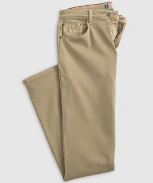 Newport 5-Pocket Cotton Pant in Khaki by Johnnie-O