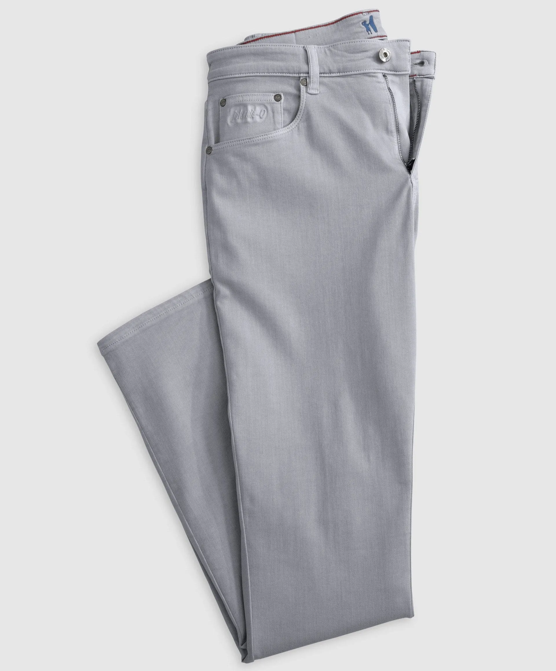 Newport 5-Pocket Cotton Pant in Quarry by Johnnie-O
