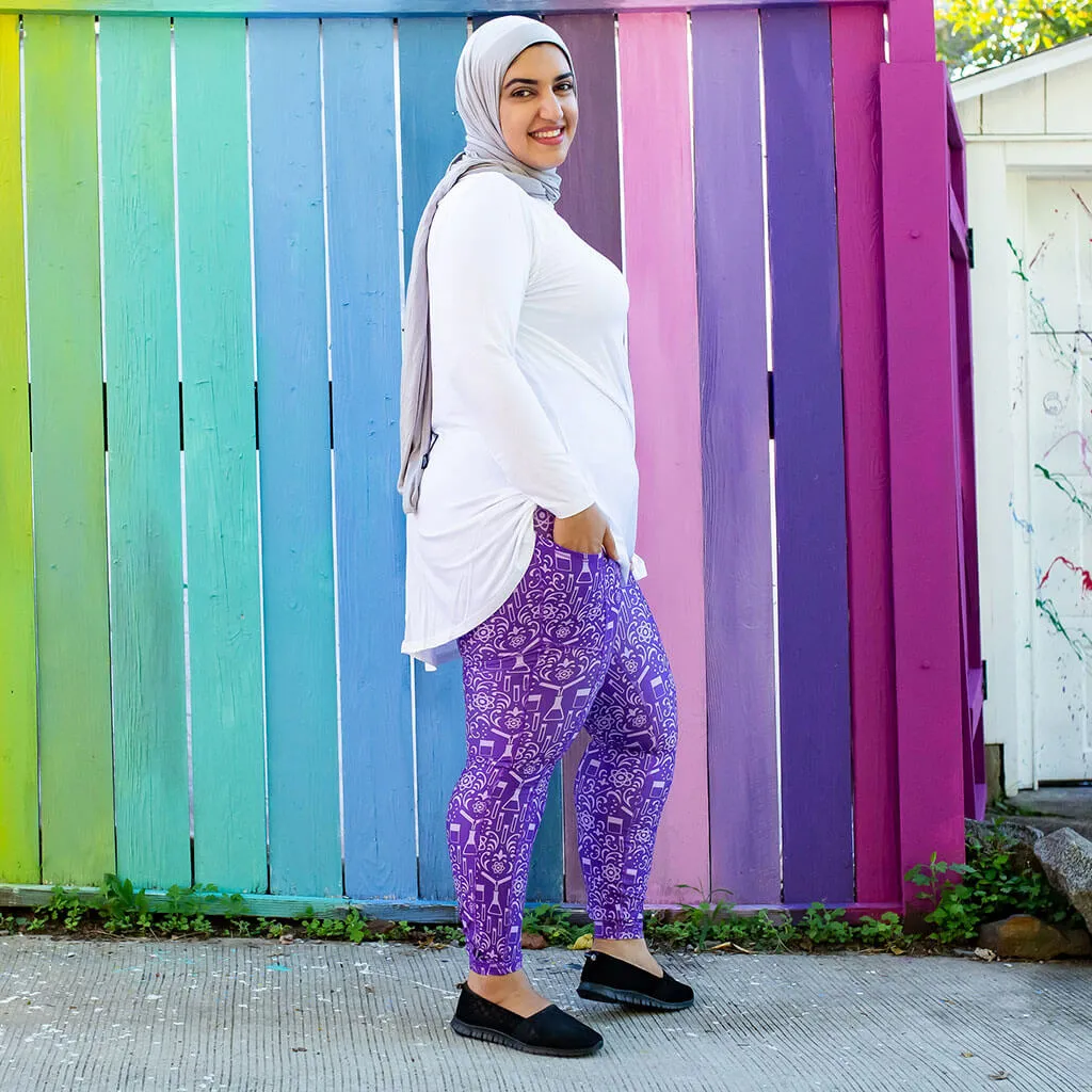 "Fab Lab" Chemistry Leggings with Pockets - Adult