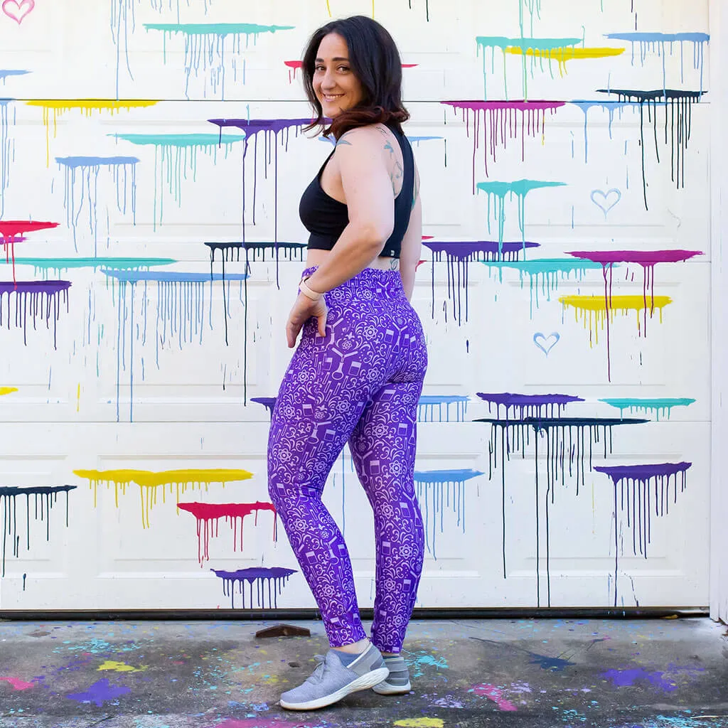 "Fab Lab" Chemistry Leggings with Pockets - Adult