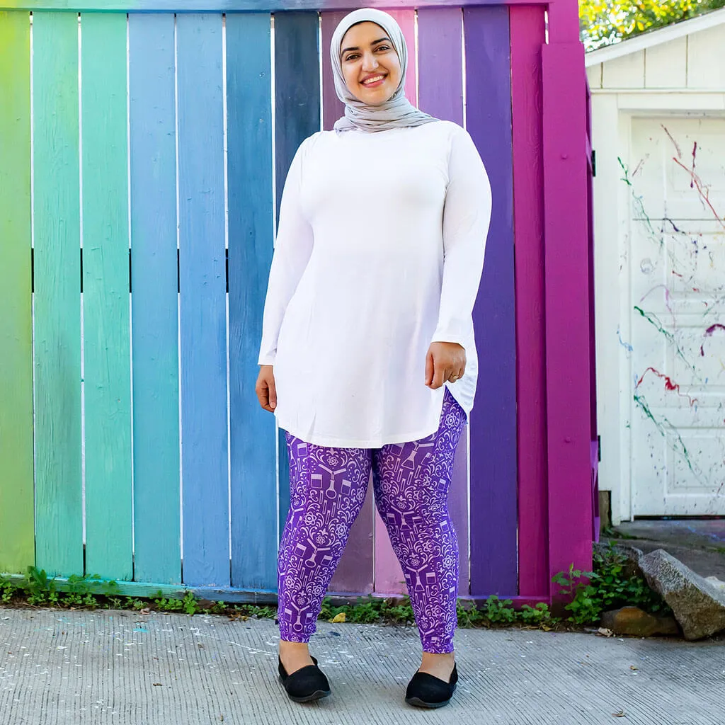 "Fab Lab" Chemistry Leggings with Pockets - Adult
