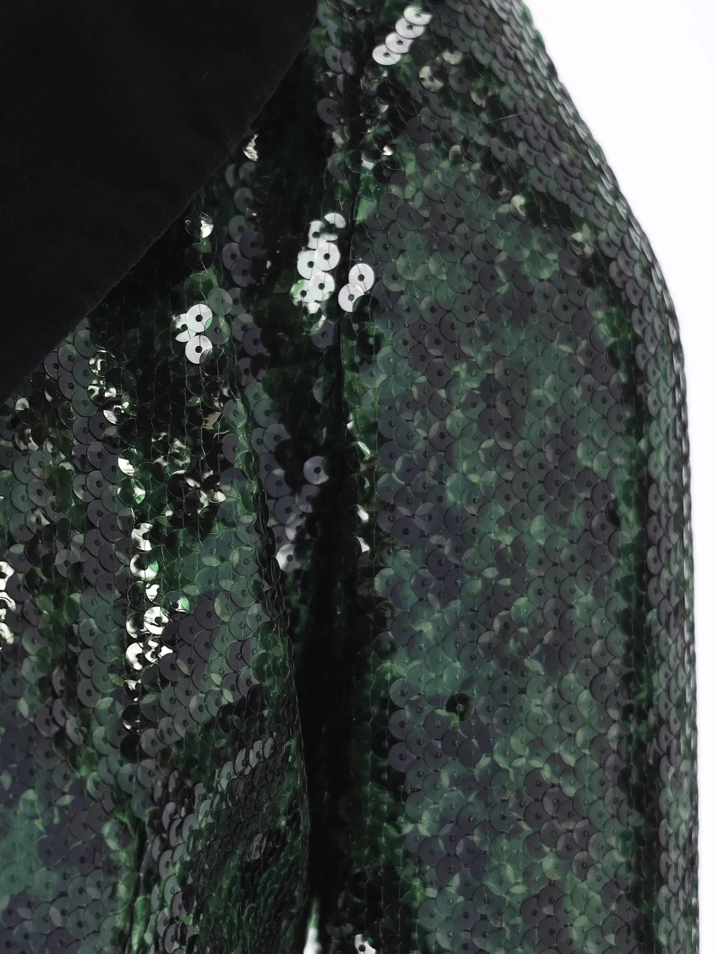 sequined peak-lapel blazer