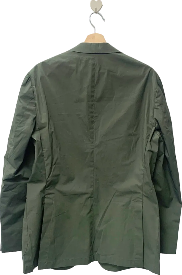 Suitsupply Mid Green Lazio Stretch Cotton Blazer  UK 44"