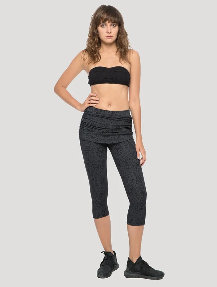 The Goddess Capri Skirted Leggings