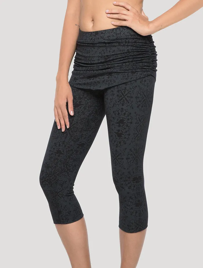 The Goddess Capri Skirted Leggings