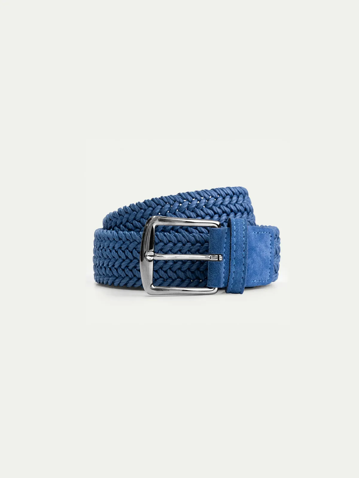 Ultramarine Waxed Cotton Belt