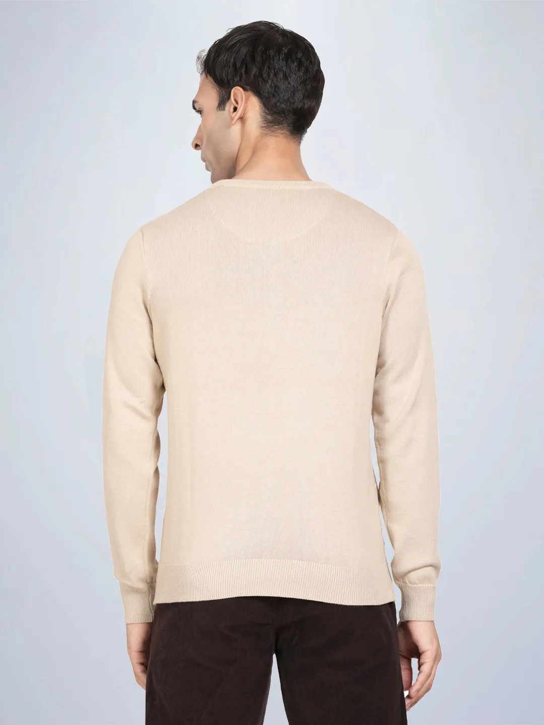 V Neck Safari Full Sleeve Pullover
