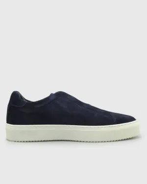 VINCENT & FRANKS S24VF-BRACESLIP NAVY SUEDE SNEAKER